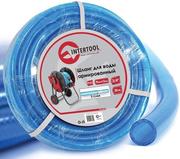 Шланг для води Intertool 3-х шаровий 3/4 "30 м армований PVC (GE-4075)
