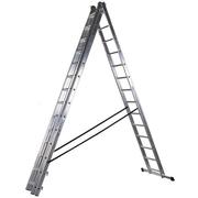 Трьохсекційна драбина VIRASTAR DW 3 PROFI 3x14 ступенів