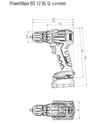 Акумуляторний шурупокрут Metabo PowerMaxx BS 12 BL Quick каркас MetaLoc (601039840) (без акумулятора і ЗП)