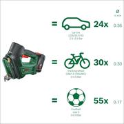 Акумуляторний автокомпресор Bosch UniversalPump 18V Baretool (0603947100) (без АКБ та ЗП)