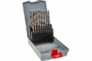Набір свердел по металу Bosch HSS-G 1-10 мм, 19 шт. (2608587013)
