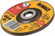 Диск шліфувальний DeWALT 125х6.3х22.23 мм, по металу, вигнутого профілю (DT43917)