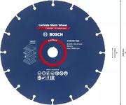 Відрізний твердосплавний круг Bosch Expert Carbide Multi Wheel, 230х22.23 мм (2608901682)