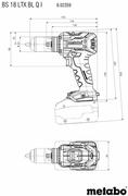 Акумуляторний шуруповерт Metabo BS 18 LTX BL Q I (602359770)