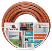 Шланг з комплектом для поливу від насоса Gardena Basic 19 мм (3/4 "), 15 м Set (18134-29)
