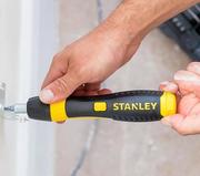 Отверточних держатель STANLEY Pistol Grip Ratchet з набором 37 біт (0-63-038)