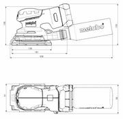 Акумуляторна плоскошліфувальна вібраційна машина Metabo PowerMaxx SRA 12 BL (602036840) (без АКБ та ЗП)