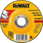 Диск шліфувальний DeWALT INDUSTRIAL 230 х 6,3 х 22,23 мм по металу (DT42620Z)