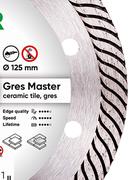 Диск алмазний відрізний Distar 1A1R 125x1,4/1,0x10x22,23 Gres Master (11115160010)