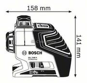 Лінійні лазери (будівник площин) Bosch GLL 2-80 P + вкладка під L-Boxx (0601063204)