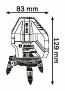 Лазерний нівелір Bosch GLL 5-50 + міні штатив (0601063N00)