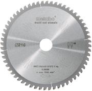 Пиляльний диск Metabo 216x30, HW/CT 60 FZ/TZ 5 - Multi Cut Classic (628066000)