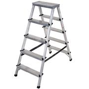 Двостороння алюмінієва драбина VIRASTAR Step Stool 2x5 ступенів