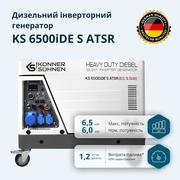 Дизельний інверторний генератор у шумозахисному кожусі KS 6500iDE S ATSR