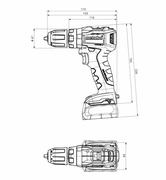 Акумуляторний ударний шурупокрут Metabo PowerMaxx SB 12 BL каркас (601077890) (без акумулятора і ЗП)