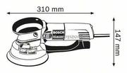 Шліфмашина ексцентрикова Bosch GEX 150 Turbo (0601250788)