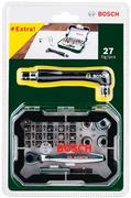 Набір біт Bosch Promobasket 27 шт. з трещеткой + кутова викрутка (2607017392)