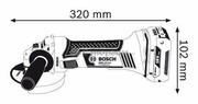 Акумуляторна кутова шліфувальна машина Bosch GWS 18 V-LI L-BOXX (060193A30A)