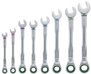 Набір комбінованих ключів з тріскачкою Bosch 8 шт. (1600A027PS)