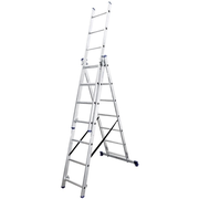 Трисекційна алюмінієва драбина VIRASTAR Triomax Pro 3x7 ступенів (TS6107)