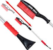 Щетка со скребком телескопическая INTERTOOL AT-0119