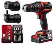 Шурупокрут акумуляторний Einhell TE-CD 18/45 3X-Li +22 (4513990)