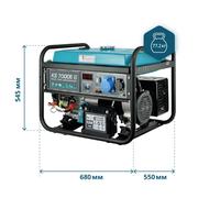 Генератор газобензиновий «Könner & Söhnen» KS 7000E G