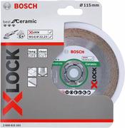 Алмазний диск Bosch X-LOCK Best for Ceramic 115x22.23x1.8x10 мм (2608615163)
