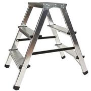 Двостороння алюмінієва драбина VIRASTAR Step Stool 2x3 ступенів