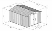 Садовий будинок металевий HECHT 10X10 PLUS (HECHT10X10 PLUS)
