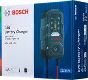 Зарядний пристрій Bosch C70, 12V/24V, 5A/10A, 14Ah-300Ah/14Ah-120Ah, свинцево-кислотний, EFB, AGM, GEL, VRLA (0189911070)