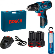 Акумуляторна дриль-шуруповерт Bosch GSR 120-LI + GLI 12V-300 (06019F7005)