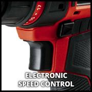 Шурупокрут акумуляторний Einhell TE-CD 18/45 3X-Li +22 (4513990)