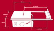Пила циркулярна настільна Einhell TE-TS 254 T (4340430)