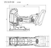 Акумуляторний лобзик Metabo STA 18 LTX 100 (601002650)