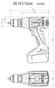 Акумуляторна дриль-шуруповерт Metabo BS 18 LT Quick (602104840) без АКБ та ЗП