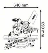 Пила торцювальна Bosch GCM 10 SD (0601B22508)