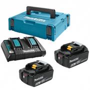 Набір Makita LXT BL1860Bx2/DC18RD/Makpac3 (198077-8)