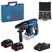 Акумуляторний перфоратор + набір свердел Bosch GBH 180-LI Professional (0615990M33)