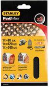 Сітка шліфувальна STANLEY STA39107, 100х165 мм, 3-го листка
