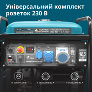Бензиновий генератор двоциліндровий «Könner & Söhnen» KS 15-1E ATSR