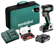 Акумуляторний ударний дриль-шурупокрут Metabo SB 18 L Set (614053900)