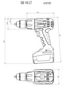 Акумуляторний ударний шурупокрут Metabo SB 18 LT LiHD 2x4.0 Ah (602103800)