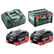 Базовий комплект Metabo LiHD 2x10.0 Ah + MetaBox (685142000)