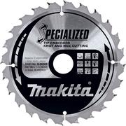 Пильний диск Makita Specialized по дереву з цвяхами 190x30мм 40T (B-09503)
