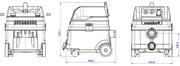 ASR 25 M SC (SelfClean) Пилосос 1400Вт, відіє Повітря 3660 літр/хв., 2 фільтри класу М, пл.пуск, об'єм баку 25л, вода, шланг довж./Діаметр - 4000/35мм, 15кг