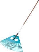 Комплект Gardena: граблі Combisystem віялові пластикові, 77 см та ручка Combisystem FSC дерев'яна, 130 см (03015-30.000.00)