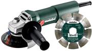 Кутова шліфувальна машина мережева Metabo W 750-115 Set (603604920)
