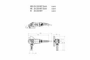 Кутова шліфувальна машина Metabo W 26-230 (606474000)