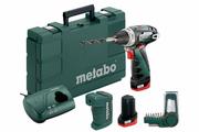 Акумуляторний шурупокрут Metabo PowerMaxx BS Basic + PA + BitBox (600080910)